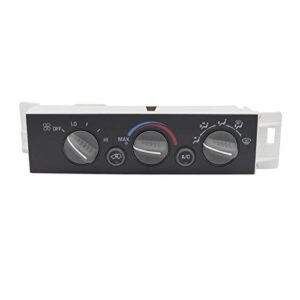 9378815 15-72548 599-007 AC Heater Control Panel Climate Control Module Switch Without Rear Window Defogger for 1996-1999 Chevy Truck GMC C1500 C2500 C3500 K1500 K2500 K3500 Truck 16231175