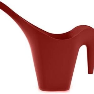 Mintra Home Watering Can - (Burgundy), 2 Liters, 1/2 Gallon/ 68 oz, Ideal for Planting Flowers, Gardening, Plants, Durable, Indoor, Outdoor, Patio, Lawn and Garden