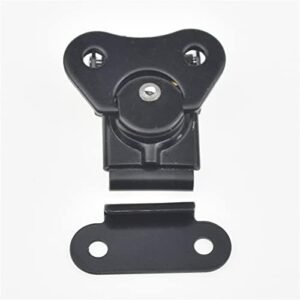 Hardware Stainless Steel Draw Latch Twist Latch for Case, Assembling Boxes Packaging Machinery Instruments 1Pcs (Color : Carbon Steel)