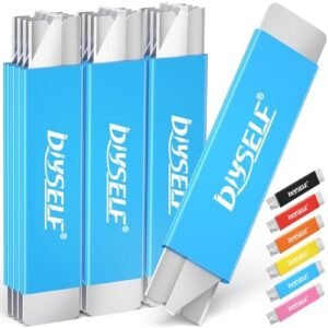 DIYSELF Box Cutters, 12 Pack Box Cutter Retractable, Box Cutter Knife with Single Edge Razor Blade, Utility Knife All Metal Shell, Box, Letter Opener for Packages, Boxes, and Paper, Work Knife for Men