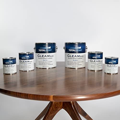 TotalBoat Gleam Marine Spar Varnish, Gloss and Satin Polyurethane Finish for Wood, Boats and Outdoor Furniture (Clear Gloss Gallon) - Image 5