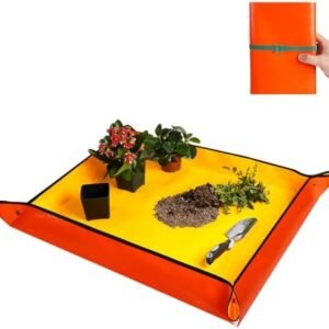 Large Potting Mat for House Plant Transplanting and Soil Mix Control Waterproof Plant RepottingTray Gardening Tools Plant Gifts for Plant Lovers (39.5"X31.5")