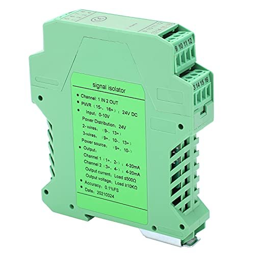 DCIsolator Current Voltage Transmitter DIN Rail Mount 1 in 2 Out 0‑10V to 4‑20mA GLG, Strong Versatility, High Reliability for Two Wire and Three Wire Transmitters - Image 7