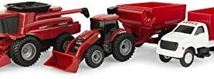 ERTL Case IH Harvest Farm Toy Set (1:64 Scale)