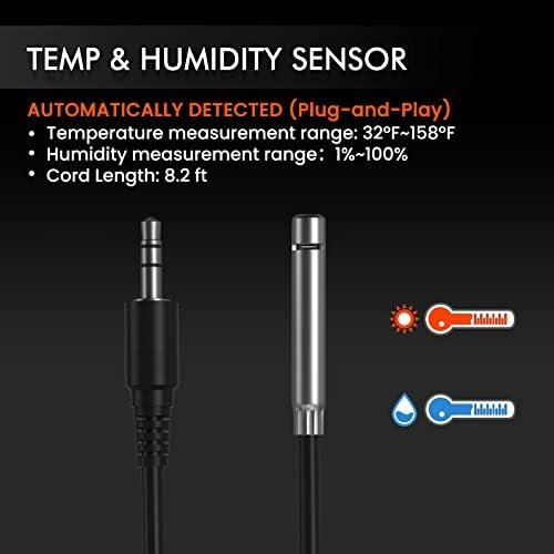 Spider Farmer 4 Inch Inline Fan with Temperature Humidity Controller, Quiet Duct Fan Intake Fan for Grow TentRoom, Heating Cooling Duct Booster Fan for Growing and Planting with Led Grow Light - Image 5