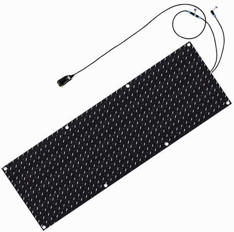 Anti-Slip Heated Outdoor Mat with Power Cord, Snow Melting Mats, Ideal for Snowy Paths to Hot Tubs