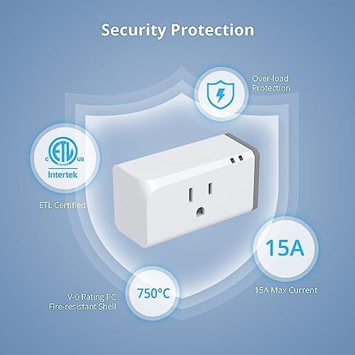 S31 Smart Plug with Energy Monitoring, WiFi Outlet 15A Remote Control, That Work Alexa, Google Home & IFTTT, ETL Certified, NO Hub Required, 2.4GHz Wi-Fi Only(2-Pack) White - Image 6