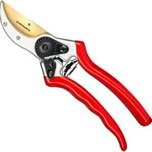 Haus & Garten ClassicPRO 8.5" Professional Premium Titanium Bypass Pruning Shears - Use As Pruners, Garden Shears, Heavy Duty Handheld Pruning Shears For Gardening, Clippers, Pruning Scissor Tool