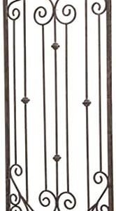 H Potter Trellis Garden Large Wrought Iron Heavy Scroll Metal Decoration Weather Resistant Lawn Patio Screen
