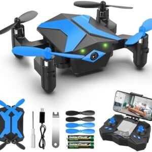 ATTOP Mini Drone for Kids with FPV Camera, Toys Gifts for Boys Girls with Voice Control, 3D Flips, Altitude Hold, Headless Mode, One Key Start, Trajectory Flight, RC Quadcopter Foldable Kids Drone