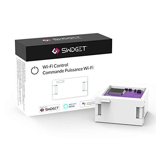 Wi-Fi Control Insert - Smart Home Device with Wi-Fi Control for Smart Home Automation - Compatible with Swidget Outlets & Switches for Power Monitoring and Remote Control