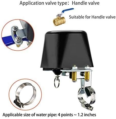 Zigbee Water Valve, Tuya Smart Water Valve Shutoff, Automatic Ball Valve Watering Timer, Sprinkler Controller, Compatible with Alexa and Google Assistant and App iOS/Android, Wireless Remote Control - Image 8