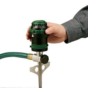 Orbit 58573N H2O-6 Gear Drive Sprinkler, Spike B 58573, Green