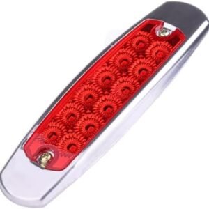cciyu 1x 12 Led Red Len Red Light LED Side Marker Indicator Light For Freightliner Argosy 2000 2002 2004 For Freightliner Century Class 1997 1999 2001 2003 2006 2008 2010