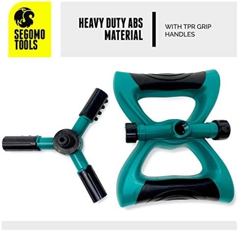 Segomo Tools 2 Pack 360 Degree Automatic Rotating Garden Sprinkler | Lawn Sprinkler | Yard Sprinkler | Lawn Watering Sprinkler | Sprinklers for Yard | Rotating Sprinklers for Yard - Image 8