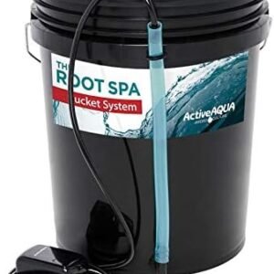 Hydrofarm RS5GALSYS Root Spa Deep Water Culture Bucket System, 5 Gallon, black