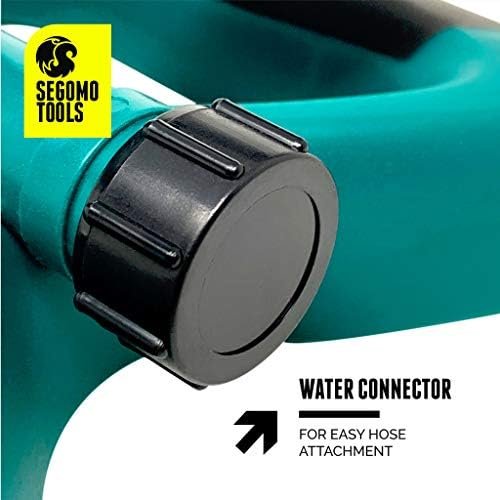 Segomo Tools 2 Pack 360 Degree Automatic Rotating Garden Sprinkler | Lawn Sprinkler | Yard Sprinkler | Lawn Watering Sprinkler | Sprinklers for Yard | Rotating Sprinklers for Yard - Image 7