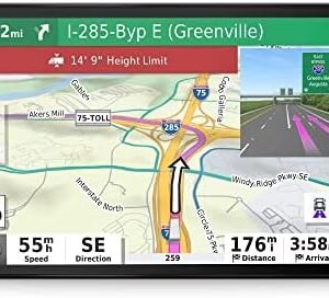 Garmin dēzl OTR1000, 10-inch GPS Truck Navigator, Easy-to-read Touchscreen Display, Custom Truck Routing and Load-to-dock Guidance (Renewed)