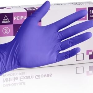 PEIPU Nitrile Gloves,Medical Exam Gloves,Disposable Cleaning Gloves,Powder Free, Latex Free,Non-Sterile Protective Gloves