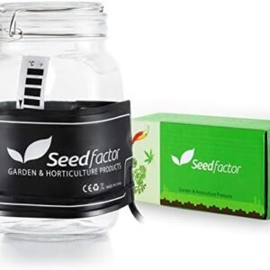 MET Certified Seedling Heat Mat, Seedfactor Waterproof Durable Germination Station Heat Mat, Warm Hydroponic Heating Pad for Indoor Home Gardening Seed Starter(3.5" X 21")