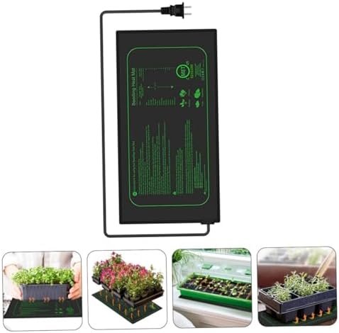 BESPORTBLE Real Plants Mat Germination Mat Flower Plants Germination Heating Mats Flowers Plants Greenhouse Heat Mat Hydroponics Heating Pad Heating Wire Material: Silicone Wire Heating Wire - Image 8