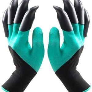 Gardening Digging Planting Tools Lawn Care 8 Claws Gloves