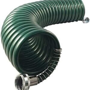 Flexon CH1225CN Coil Garden Hose, 25ft, Green