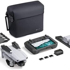 DJI Mavic Air 2 Fly More Combo with DJI Smart Controller - Drone Quadcopter UAV with 48MP Camera 4K Video 1/2"" CMOS Sensor 3-Axis Gimbal 34min Flight Time ActiveTrack 3.0, Gray