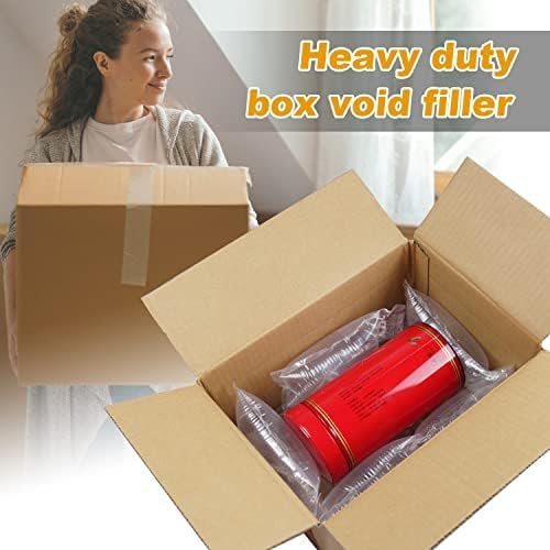 400 Count Air Pillows for Shipping with Pump Packing Boxes Void Filler Inflatable Bubble Packaging Air Bags, Recyclable Packing Materials for Moving, Purse Suffers for Shape Alternative to Peanuts - Image 4