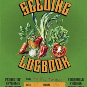 Seeding Logbook: Seed Starting Planner, Gardening Seed Journal, Comprehensive Garden Recordkeeping Book for Tracking Germination and Plant Growth, The ... Seed Tracking, Planting Times and More