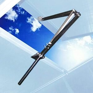 Solar Auto Greenhouse Vent Opener Agricultural Greenhouse Automatic Window Opener Heat Sensitive Hothouse Roof Ventilation Kit Greenhouse Accessories-(Lifts 15.4 Lbs,Two Springs)