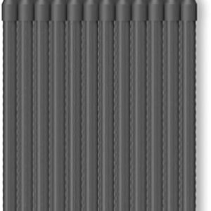 AC Infinity Garden Plant Stakes 24", Sturdy Metal Support Sticks with Protective Plastic Coating, 25-Pack for Tomatoes, Trees, and Vines in Gardening Hydroponics