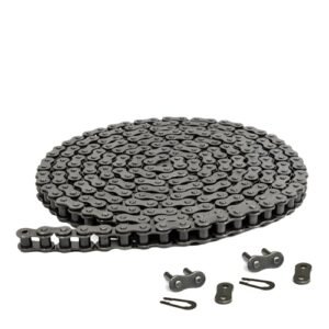 Jeremywell 41 Roller Chain 10 Feet with 2 Connecting Links for Go Karts, Mini Bikes, Scooters, ATV, MTV, Dirt Bike and Other Industrial Machinery