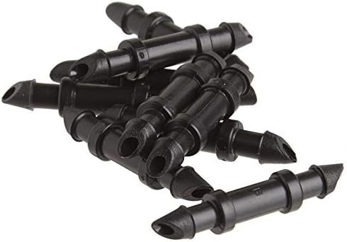 Raindrip 312050B Drip Irrigation Fittings Single Barbed Coupling Connectors, 1/4-Inch, 50 Per Bag, for Trees, Shrubs, Black - Image 6