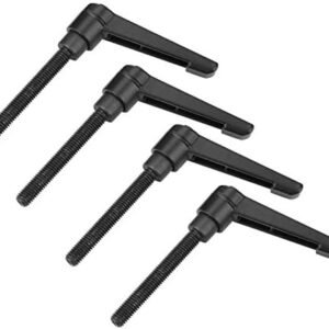 4Pcs Adjustable Fixing Handles Universal M8 Male Thread Handle Set Clamp Handles for Woodworking Machinery for Packaging Machinery Equipment(Screw length 20MM)