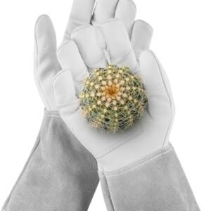 NoCry Long Thorn Proof Gardening Gloves for Women with Reinforced Palms and Fingertips — Perfect Cactus Gloves, Rose Pruning Gloves, Puncture Proof Gloves, Rose Gloves or Womens Gardening Gloves