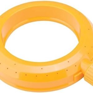 Rocky Mountain Goods Plastic Circle Ring Sprinkler - 30 Feet Watering Coverage - High Impact Plastic Construction - Works for high or Low Water Pressure