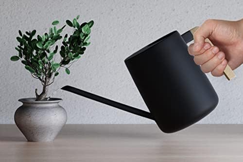 Indoor Watering Can with Long Spout - 35oz Black Watering Can for Indoor Plants - Cute Watering Can Indoor - Small Watering Can for Indoor Plants - Indoor Plant Watering Can - Houseplant Watering Can - Image 4