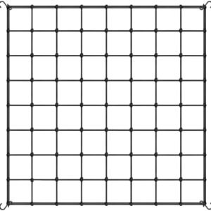 iPower Elastic Trellis Netting for 5x5FT Grow Room, Heavy-Duty Plant Net with Hooks, Flexible Hydroponics Support for Indoor Plants, Gardening, and Horticulture