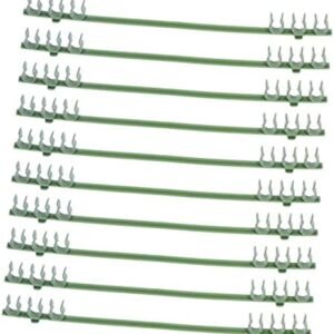50pcs Plant Buckle Cucumber Plant Support Stakes Connector Cage Arms Climbing Vine Support Plant Stakes Adjustable Stand Plant Support Clips Plants Vegetable Scaffolding