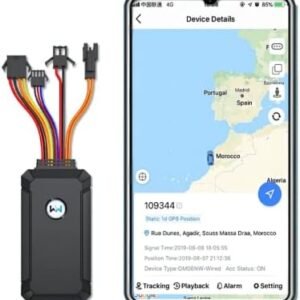 GPS Tracker for Vehicle,No Monthly Fee,GS05 3G Multiple Ports-SOS Button-Microphone - Remotely Voice Monitoring for Car Rental, Loan Vehicles, Fleet Management Industries