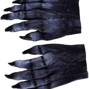 1 Pair Halloween Ghost Claw Gloves Black Gloves Dreses Black Outfits Kids Cosplay Supplies Halloween Masquerade Gloves Halloween Performance Gloves Cosplay Props Gloves