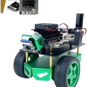 Yahboom Jetson Nano 4GB Robotic Jetbot Mini AI Programmable Python Robot Kit ROS Starter for University (4GB Ver Jetbot Mini with Nano 4GB)