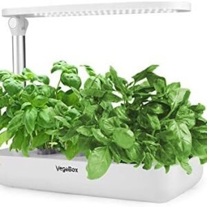 Hydroponics Growing System - Indoor Herb Garden, Smart Garden Starter Kit with LED Grow Lights for Home Kitchen, Plant Germination Kits (9 pods, White)