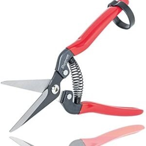 Straight SK5 Steel Pruning Shear Garden Scissor Flower Leaf Trimmer Floral Fruits Picking Ultra Sharp Gardening Snips Bonsai Cutter Durable Effort-saving Clippers, Hand Pruners, Multipurpose