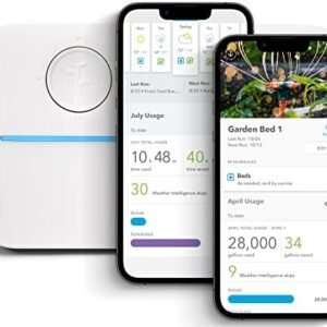 Rachio 3 3rd Generation: Smart, 4 Zone Sprinkler Controller, Compatible with Alexa (4ZULW-C),White