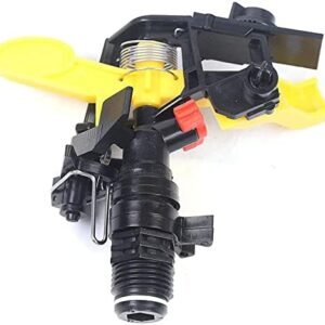 50Pcs Water Sprinkler for Irrigation, 0.5in Bore Adjustable Irrigation Spray Gun, 1-1.5m Covering Diameter, Sprinkler Head Water Irrigation System for Farm, Yard, Garden, Lawn