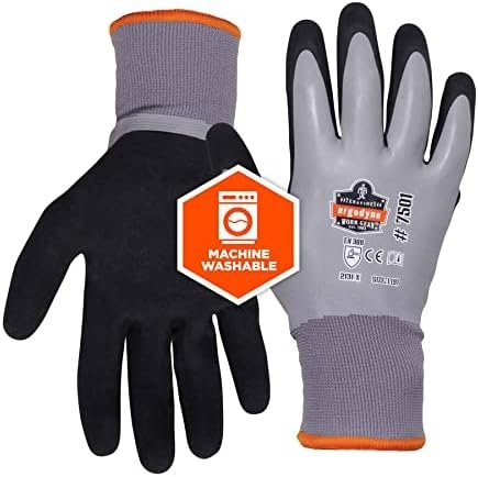 Ergodyne ProFlex 7501 Coated Waterproof Winter Work Gloves Gray, Large, 1 Pair - Image 8