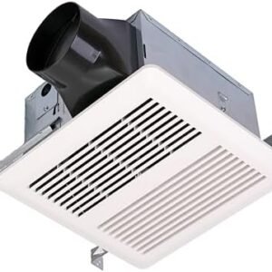 SNP100H | 100 CFM | 0.8 Sone | Humidity Sensing | No Attic Access Required Bathroom Ventilation Exhaust Extractor Fan
