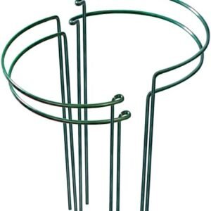 LEOBRO Plant Support Stakes, 4 PCS Peony Cages and Supports, Plant Support, Plant Stakes for Indoor Plants, Outdoor Plants, Peony Tomato Stakes, Plant Cages & Supports, 9.8" W x 15.7" H